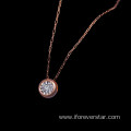 18k diamond pendant for women jewelry